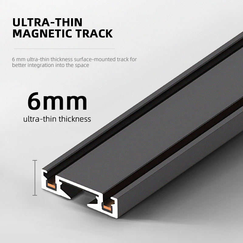 Outdoor Lighting Track - ST1 Series 3CCT สีดําสีขาว Ultra Thin