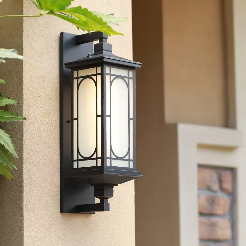 Outdoor Lighting Waterproof - โคมไฟติดผนังภายนอกแบบโมเดิร์น สไตล์ใหม่ อลูมิเนียม LED กันน้ำ สำหรับใช้ในสวน