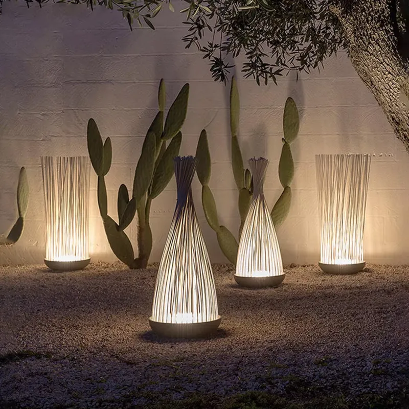Outdoor Lighting Ip65 - ไฟ LED สำหรับสนามหญ้ากลางแจ้ง กันน้ำระดับ IP65 พร้อมลวดลายแสงน้ำแบบไดนามิก