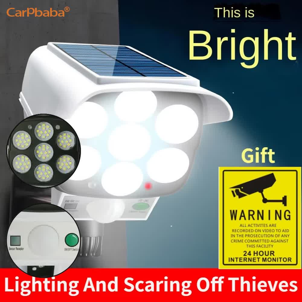 Outdoor Lighting Wireless - กลางแจ้งพลังงานแสงอาทิตย์ Light Motion Sensor กล้อง Dummy