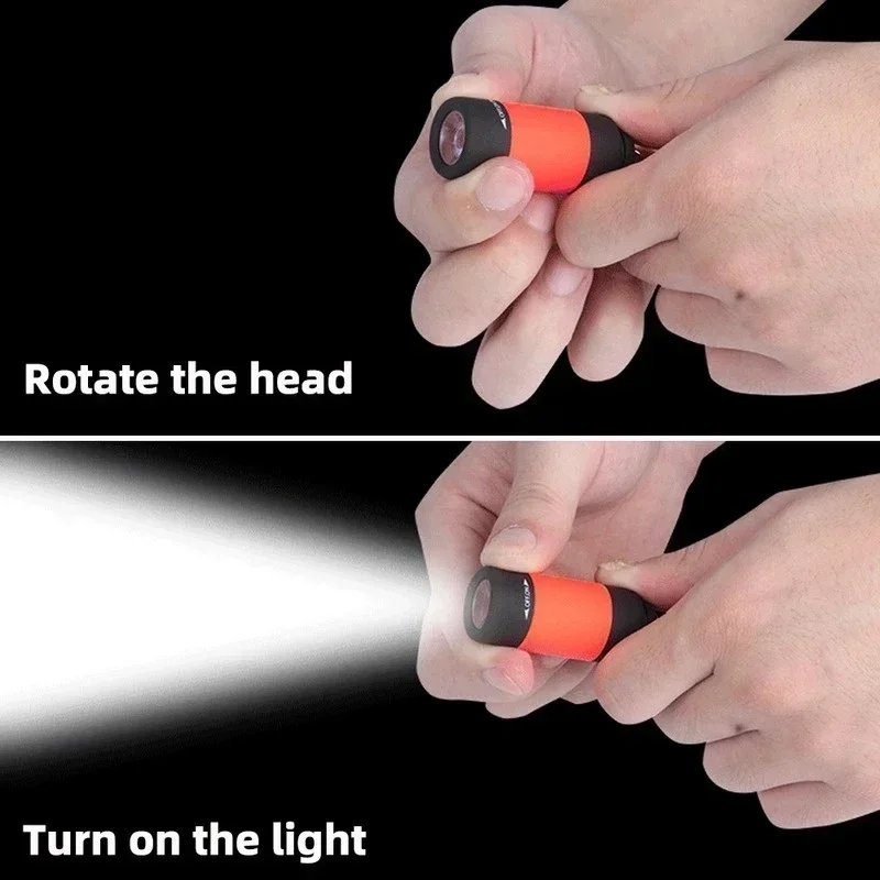 ไฟฉายพวงกุญแจ LED ชาร์จ USB ได - Outdoor Lighting Black บทวิจารณ์และราคา