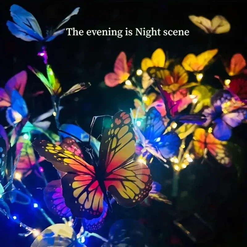 พลังงานแสงอาทิตย์ LED สวนผีเสื - Outdoor Lighting Effects บทวิจารณ์และราคา