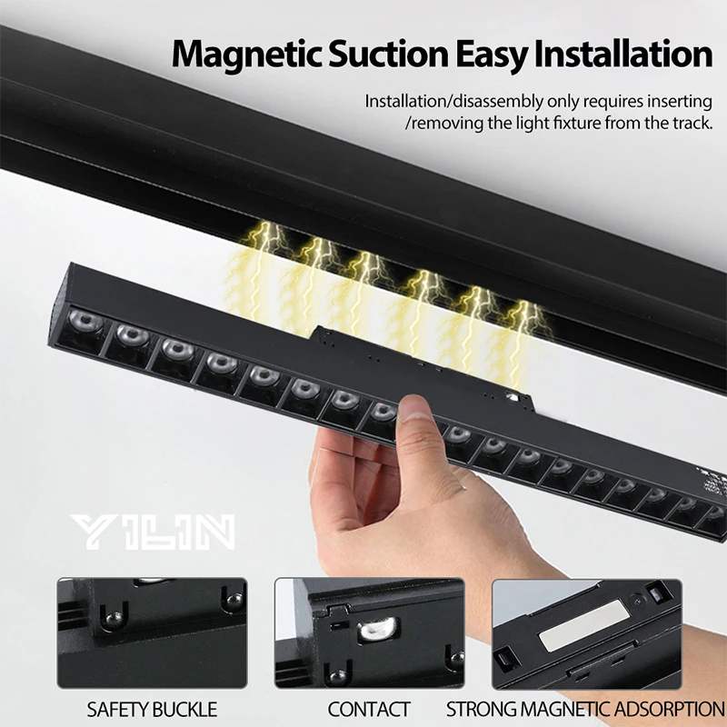 LED Magnetic Track Light ฝัง 4 - Outdoor Lighting Track บทวิจารณ์และราคา