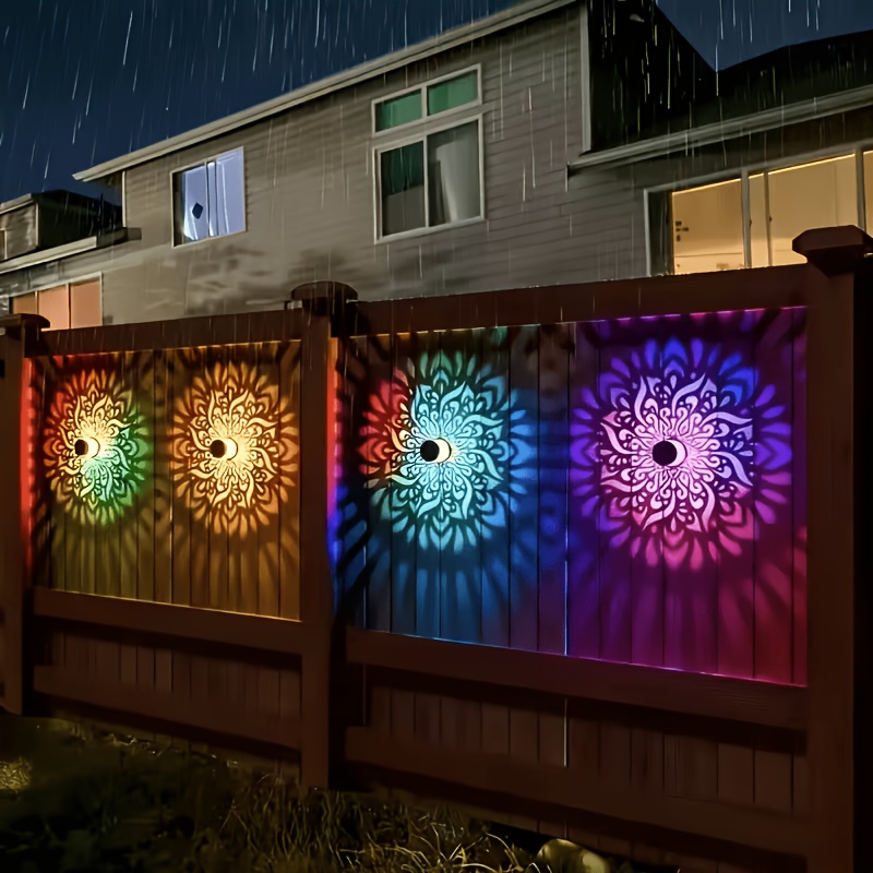 ไฟรั้วพลังงานแสงอาทิตย์ 1/2/4  - Outdoor Lighting Waterproof บทวิจารณ์และราคา