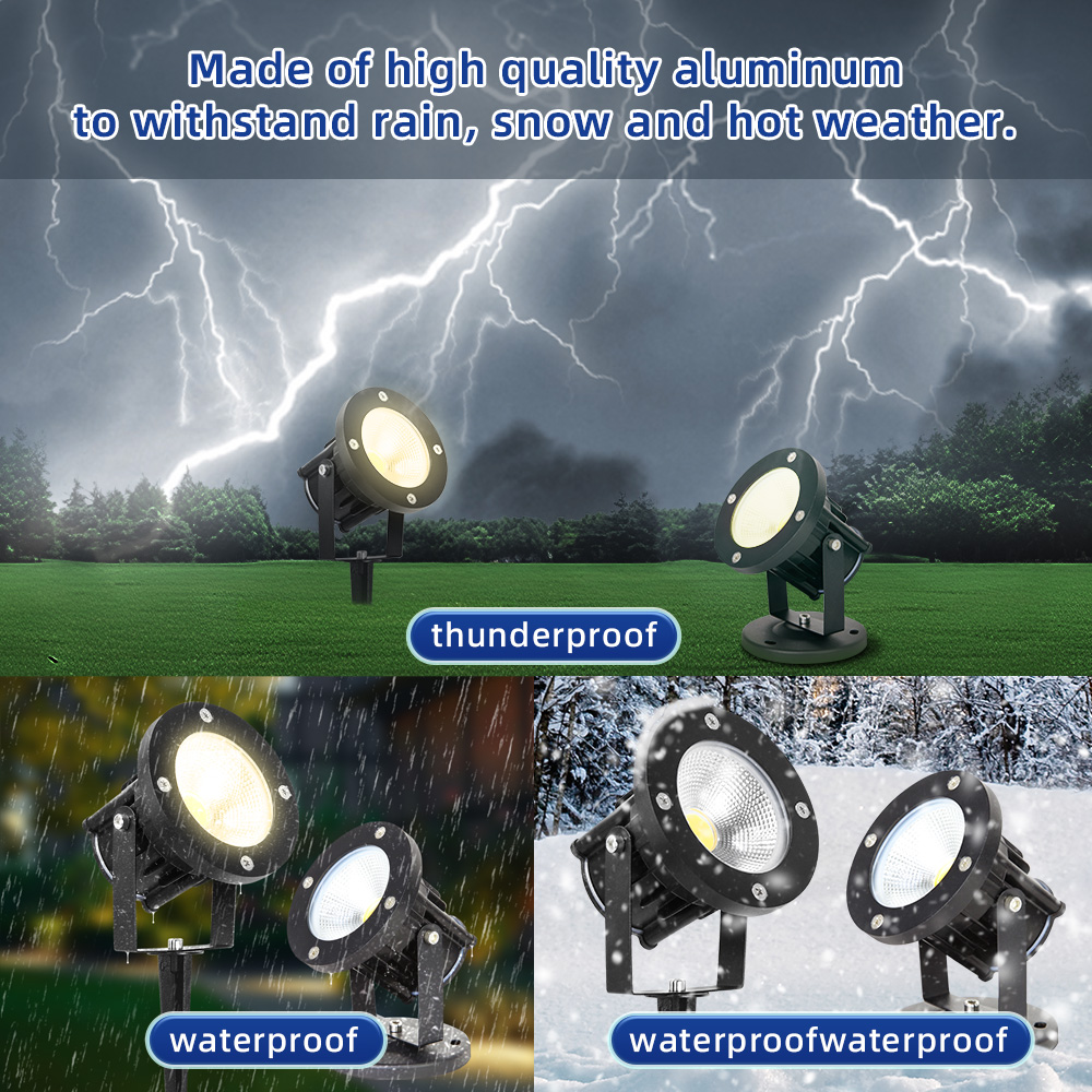 LED GU10 ไฟสวนโคมไฟสนามหญ้ากลา - Outdoor Lighting Pathway บทวิจารณ์และราคา