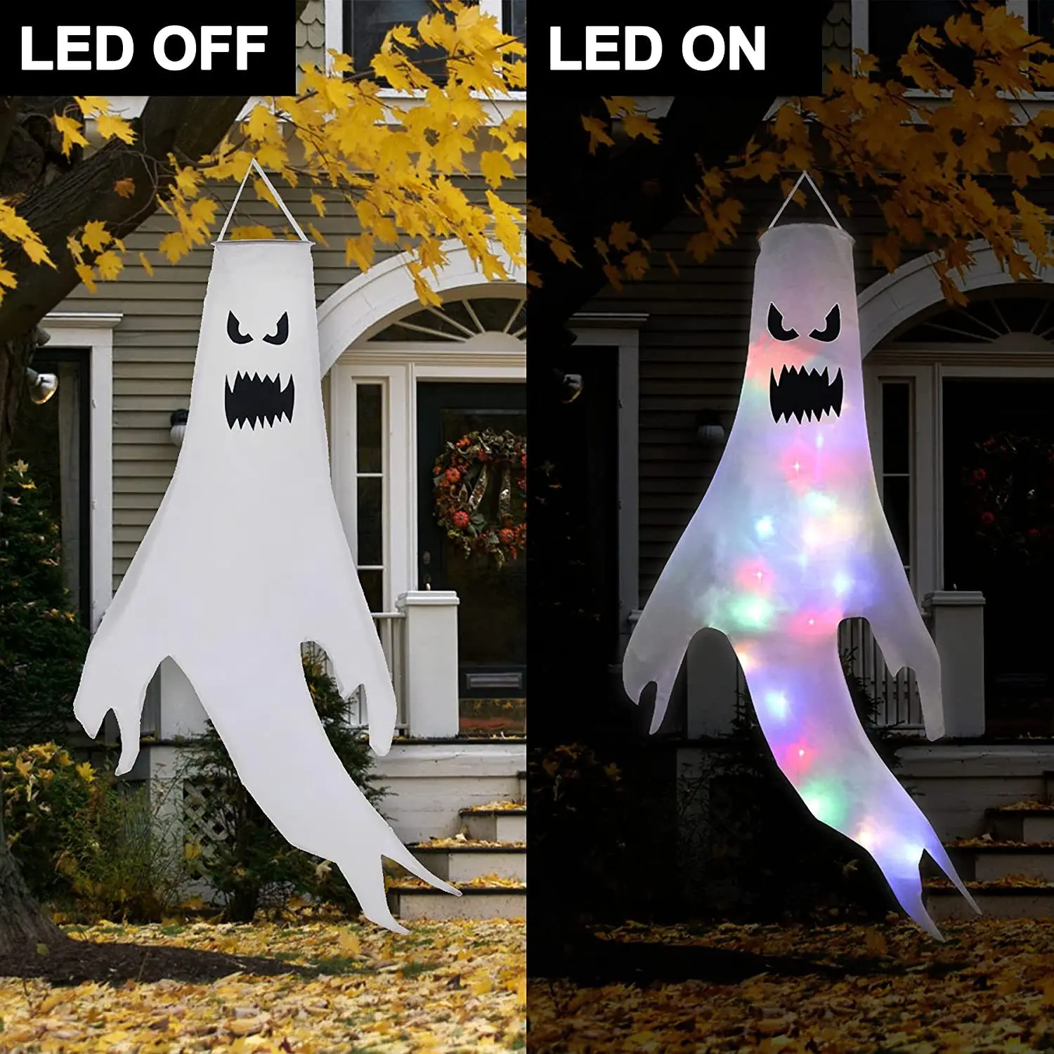 ของตกแต่งแขวนรูปผี LED ฮาโลวีน - Outdoor Lighting Effects บทวิจารณ์และราคา