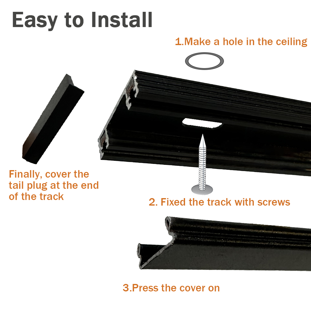 UT-Pro Series Magnetic Track L - Outdoor Lighting Track บทวิจารณ์และราคา