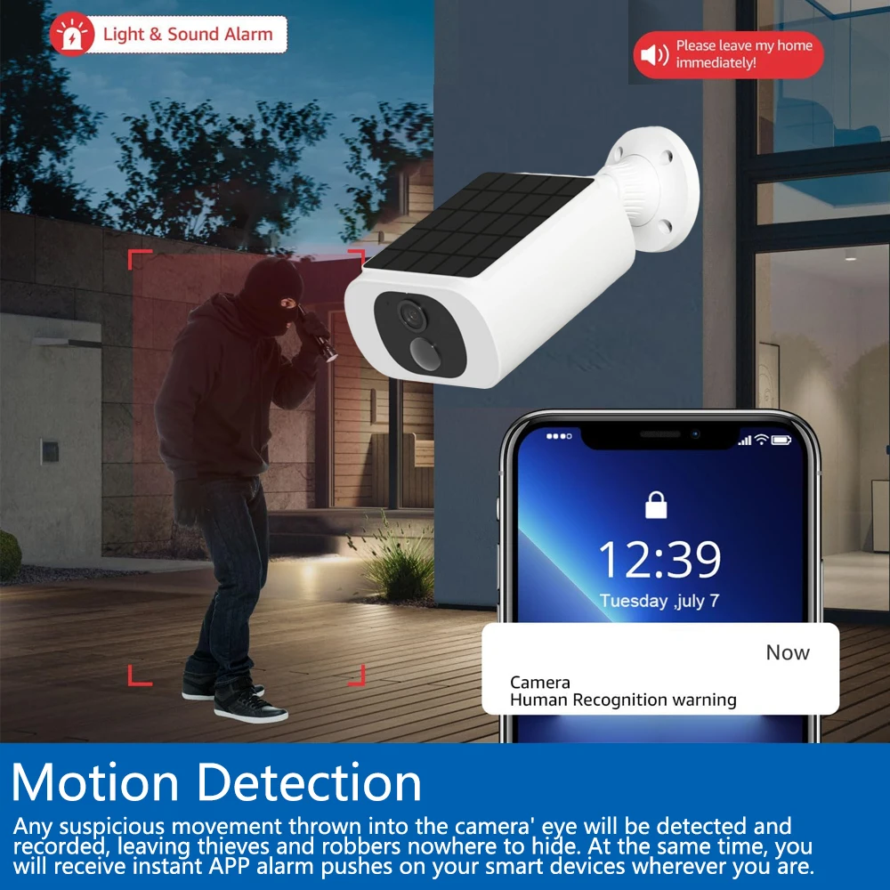 กล้องวงจรปิดไร้สาย 5MP Tuya Sm - Outdoor Lighting Wireless บทวิจารณ์และราคา