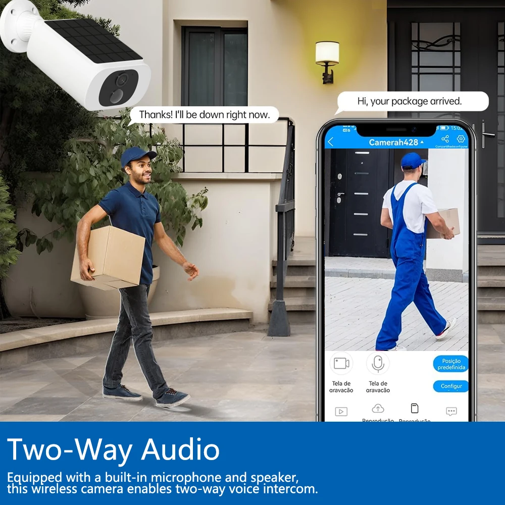 กล้องวงจรปิดไร้สาย 5MP Tuya Sm - Outdoor Lighting Wireless บทวิจารณ์และราคา