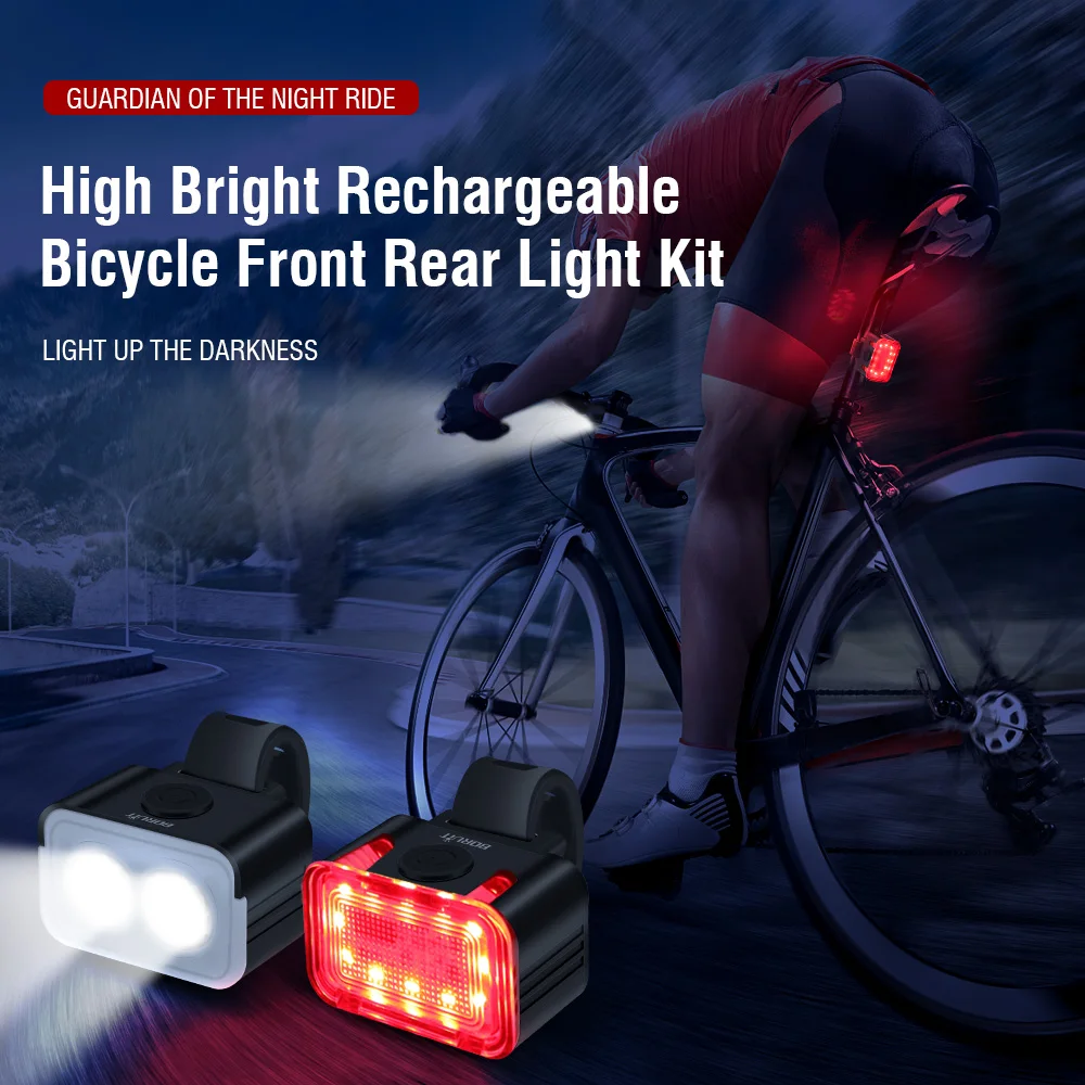 BORUiT BK12 ไฟจักรยาน LED 700L - Outdoor Lighting Black บทวิจารณ์และราคา