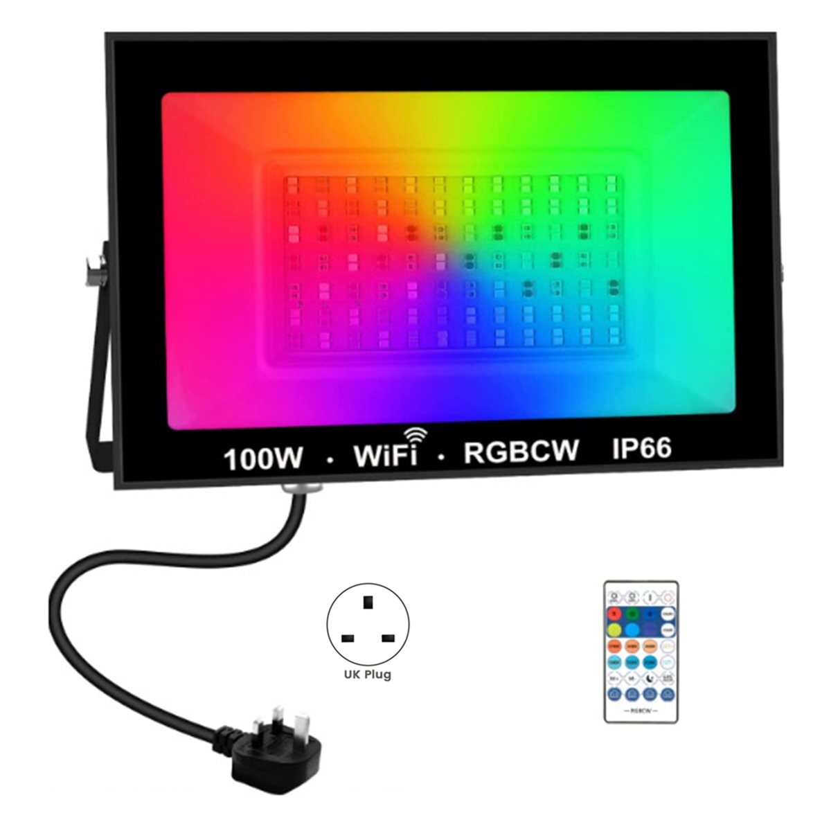 AA19 ไฟส่องสว่าง LED RGBCW 100 - Outdoor Lighting Uk บทวิจารณ์และราคา