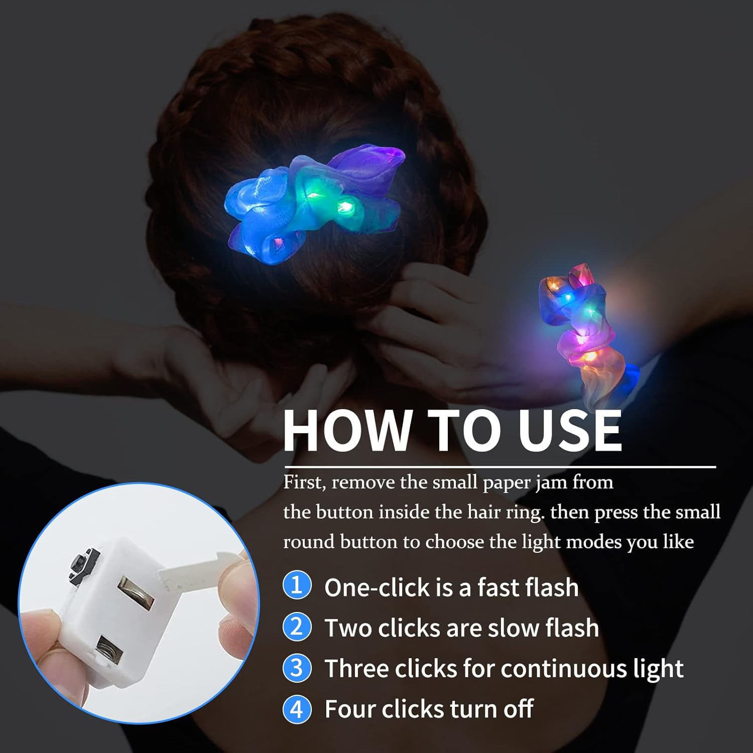 กิ๊บติดผม LED 6 ชิ้น กิ๊บติดผม - Outdoor Lighting Effects บทวิจารณ์และราคา
