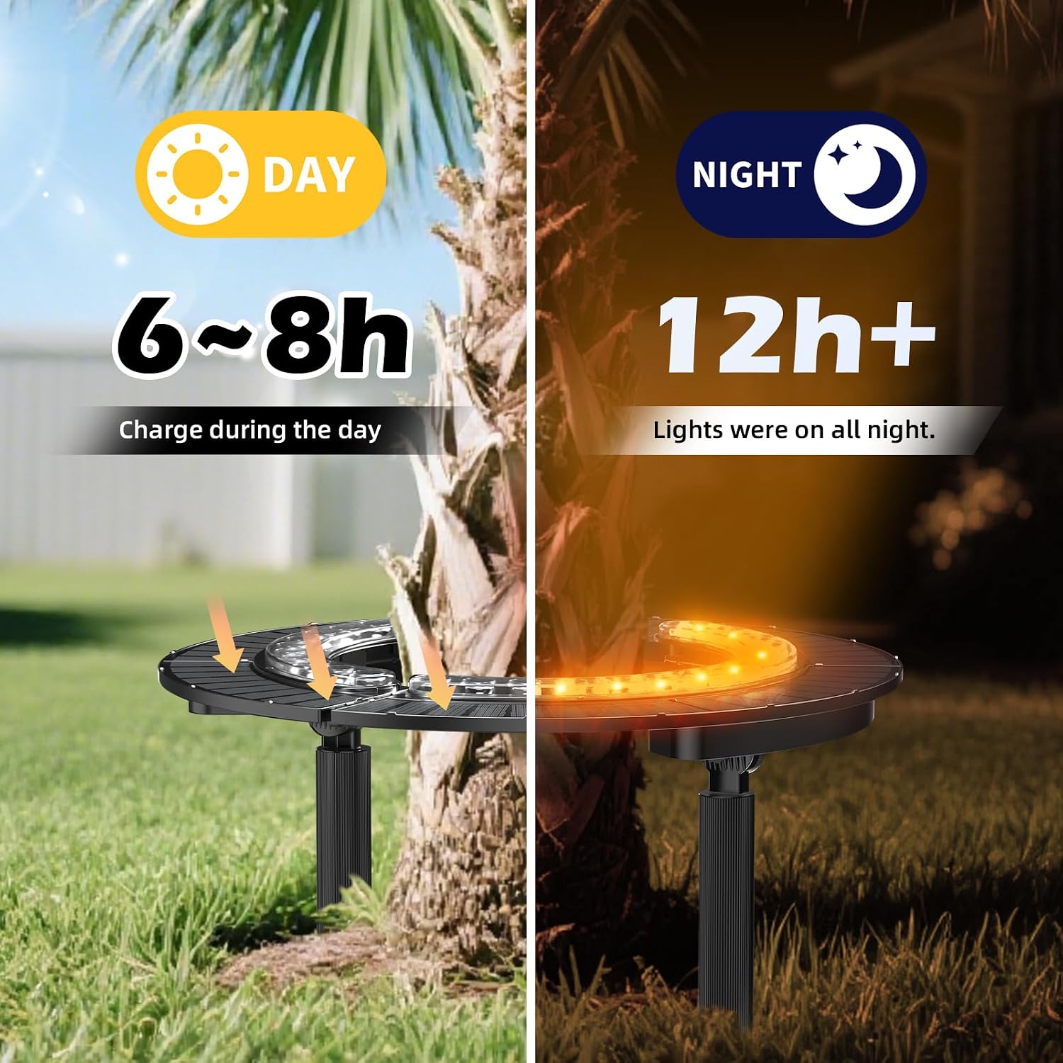 ไฟต้นปาล์มพลังงานแสงอาทิตย์แบบ - Outdoor Lighting Wireless บทวิจารณ์และราคา