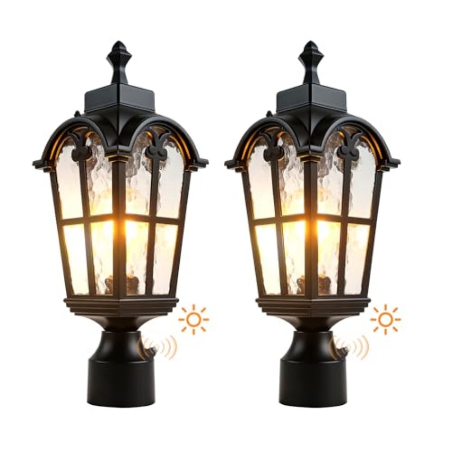 ไฟเสาภายนอกแบบเซ็นเซอร์ โคมไฟเ - Outdoor Lighting Waterproof บทวิจารณ์และราคา