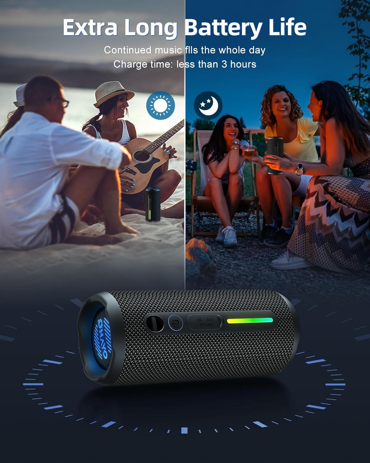 Ohayo S7 แบบพกพา Waterpro ลําโ - Outdoor Lighting Wireless บทวิจารณ์และราคา