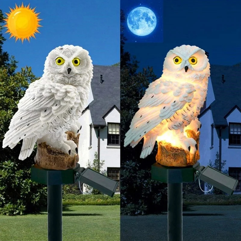 ไฟสวนรูปนกฮูกพลังงานแสงอาทิตย์ - Outdoor Lighting And Landscape บทวิจารณ์และราคา