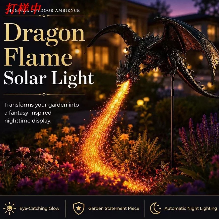 ไฟสวนรูปมังกรพลังงานแสงอาทิตย์ - Outdoor Lighting Pathway บทวิจารณ์และราคา