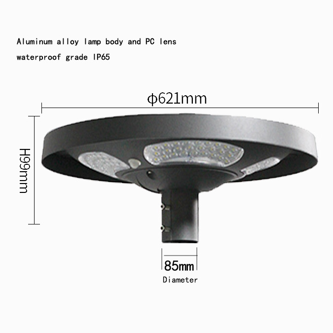 ไฟถนนโซลาร์เซลล์ LED รูปทรง UF - Outdoor Lighting Ip65 บทวิจารณ์และราคา