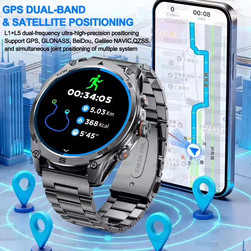 นาฬิกาสมาร์ทวอทช์ทหารรุ่นใหม่  - Outdoor Lighting Track บทวิจารณ์และราคา