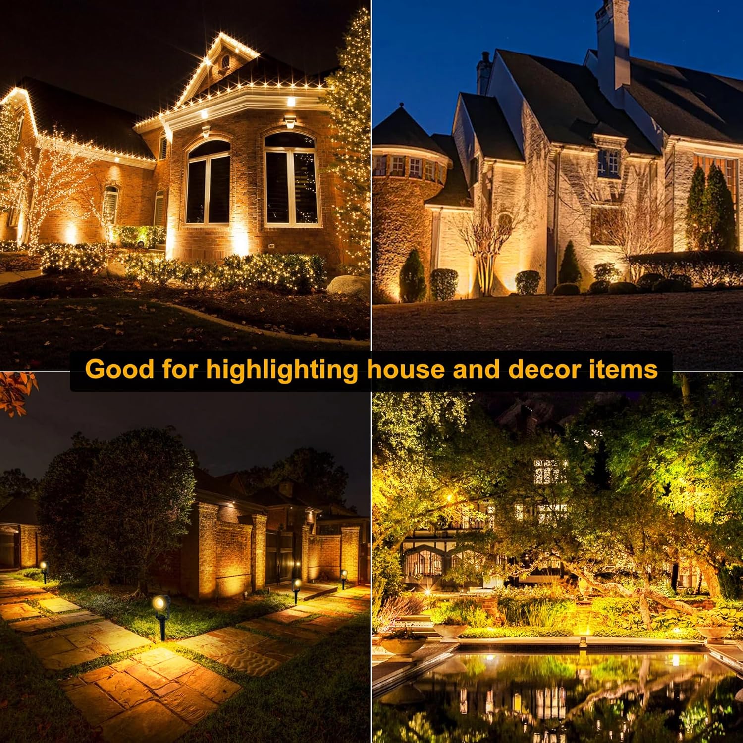 3000K Spotlight กลางแจ้งสวนตกแ - Outdoor Lighting Uk บทวิจารณ์และราคา
