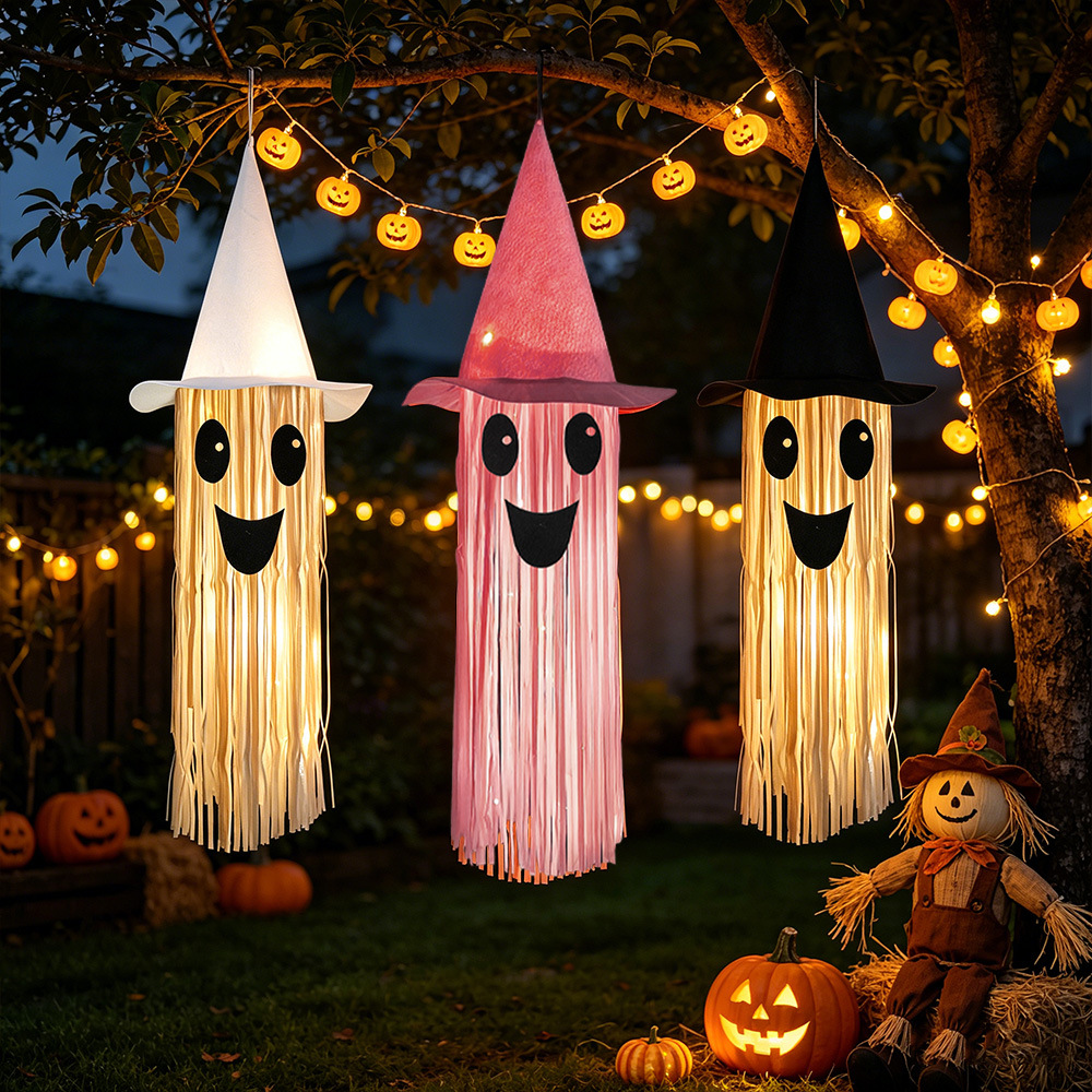 หมวกแม่มดเรืองแสงสำหรับฮาโลวีน - Outdoor Lighting Effects บทวิจารณ์และราคา