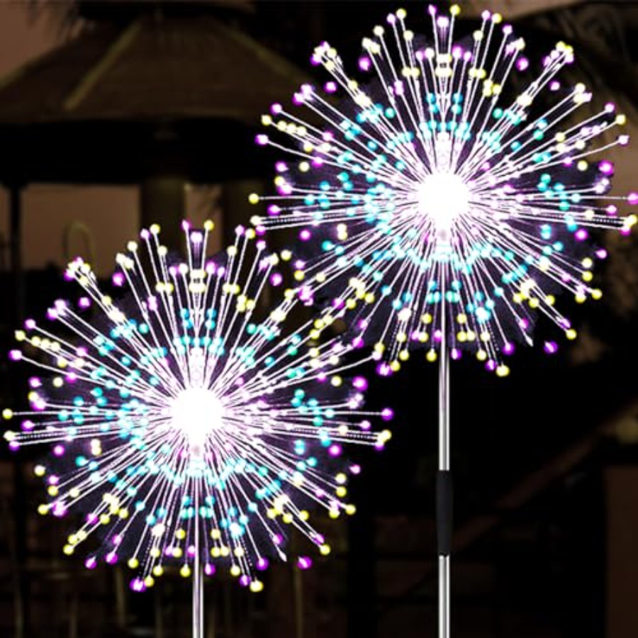 ไฟพลังงานแสงอาทิตย์รูปดอกไม้ไฟ - Outdoor Lighting Pathway บทวิจารณ์และราคา