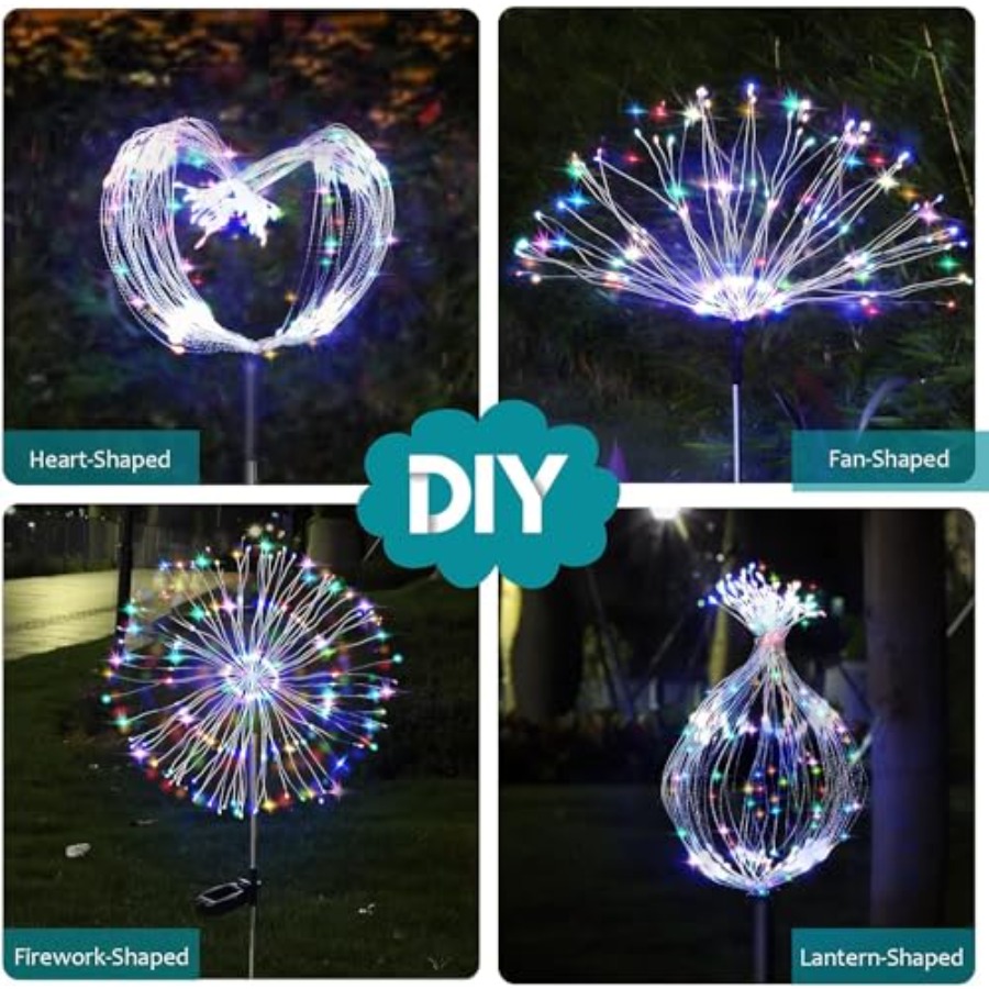 ไฟพลังงานแสงอาทิตย์รูปดอกไม้ไฟ - Outdoor Lighting Pathway บทวิจารณ์และราคา